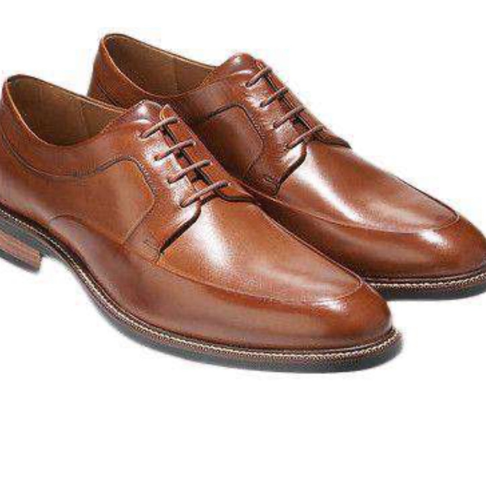 Men's Warren Apron Oxford in British Tan by Cole Haan
